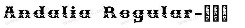 Andalia Regular字体转换 Andalia Regular字体转换